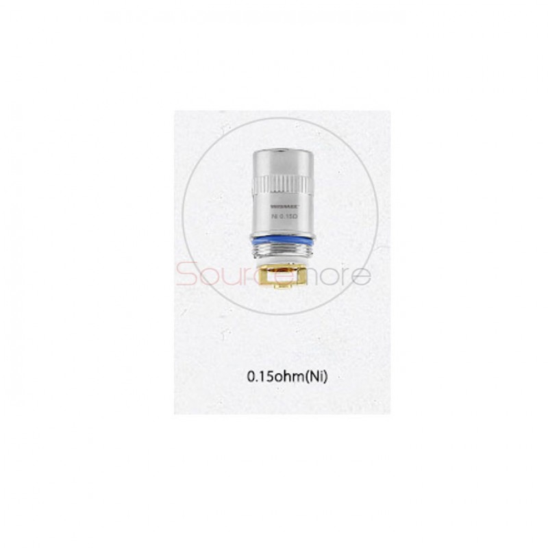 Wismec Amor Plus Replacement Coil Head Ni200 Temperature Sensing Coil 5pcs-0.15ohm