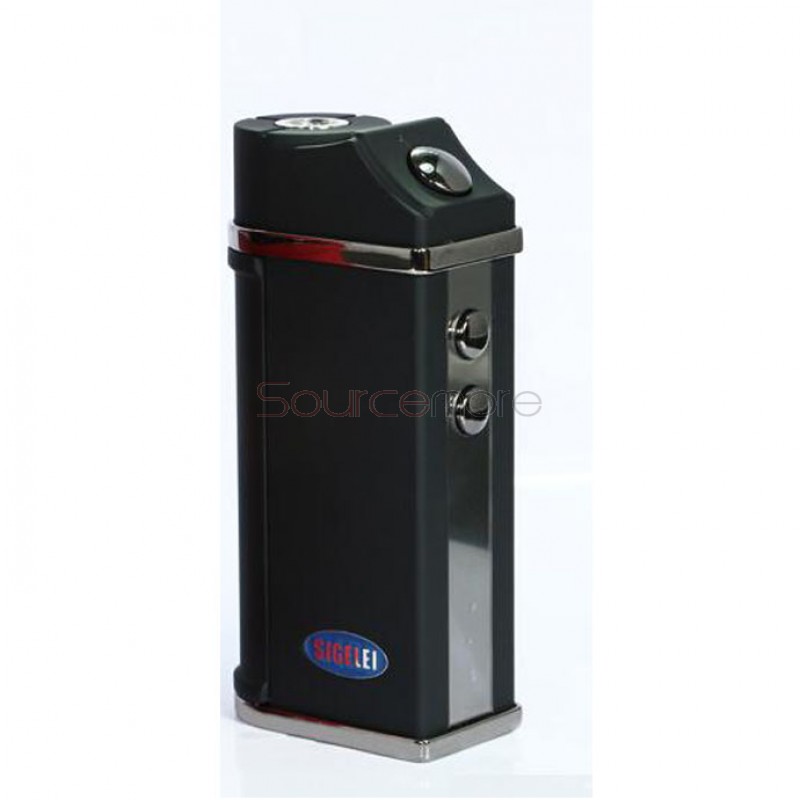 Sigelei  UFO 55W TC Box Mod Single 18650 Battery with Magnetic Battery Cover Temperature Control Mod Supporting Power/Ni/Ti Modes- Black