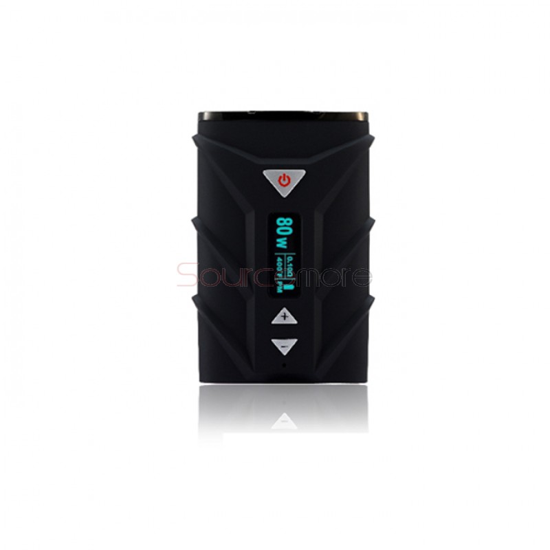 Ephro Ehpro SPD A8 80W TC Box Mod 4000mah Built-in Battery TC(NI/Ti)/PC/VC  Modes Upgradeable Firmware - Black