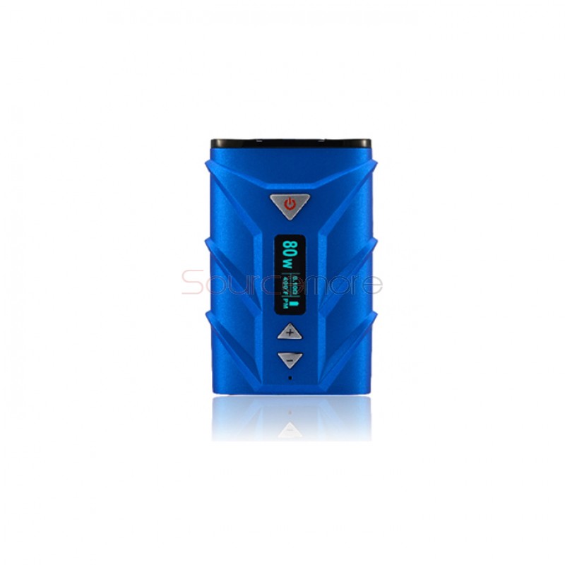 Ephro Ehpro SPD A8 80W TC Box Mod 4000mah Built-in Battery TC(NI/Ti)/PC/VC  Modes Upgradeable Firmware - Blue