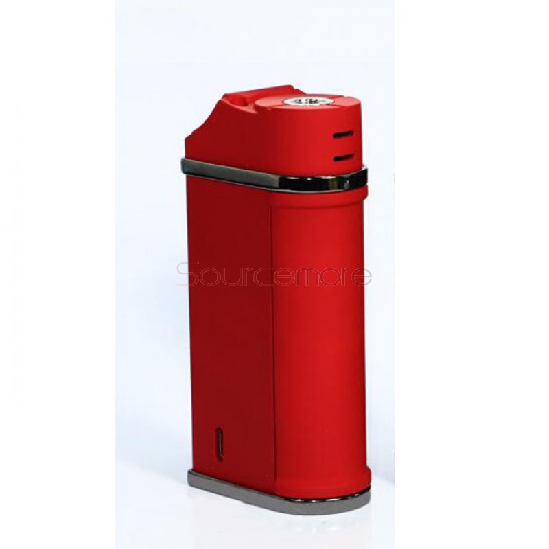 Sigelei  UFO 55W TC Box Mod Single 18650 Battery with Magnetic Battery Cover Temperature Control Mod Supporting Power/Ni/Ti Modes- Red