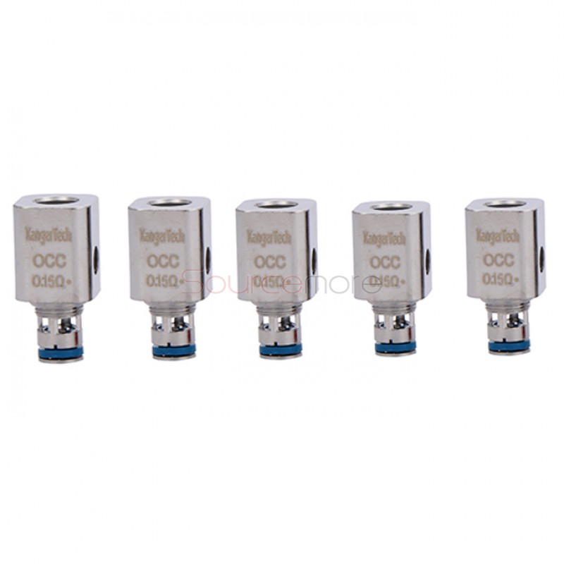 Kangertech OCC Replacement Organic Cotton TC Coil Temperature Sensing Head for Subtank 5pcs - 0.15ohm
