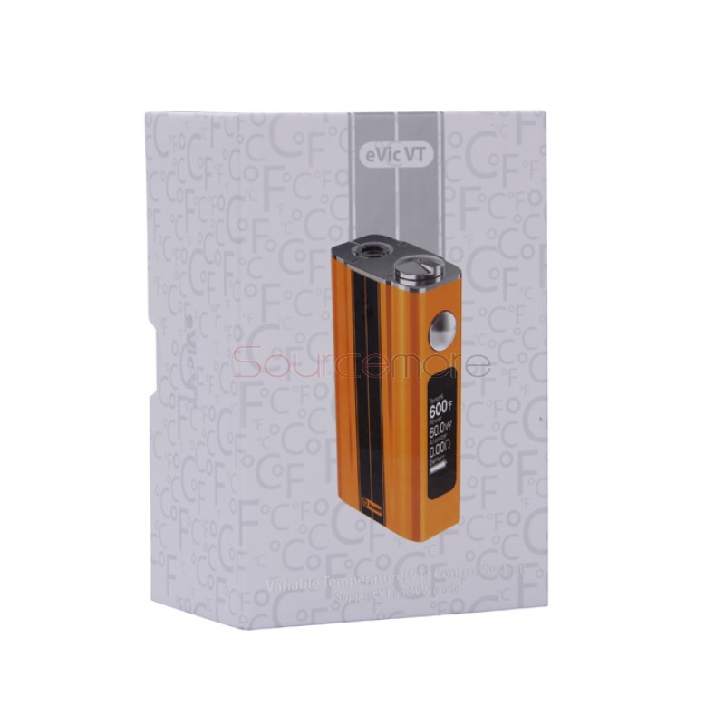 Joyetech eVic-VT 60W Temperature Control 5000mAh Box Mod with OLED Screen - Racing yellow