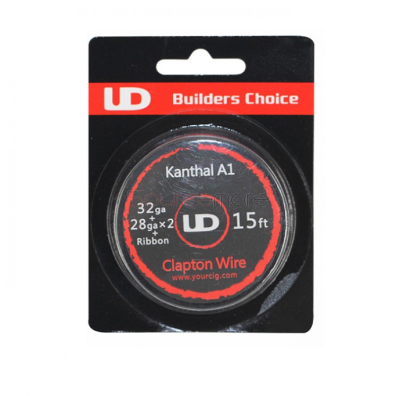 Youde UD Double 28ga + 32ga  + Ribbon Clapton Kanthal A1 Wire 15ft