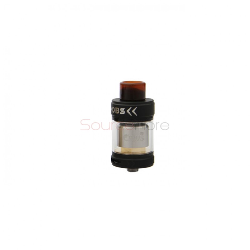 OBS Crius II RTA Rebuildable Tank Atomizer with 3.5ml Capacity and Bottom Airflow System-Black