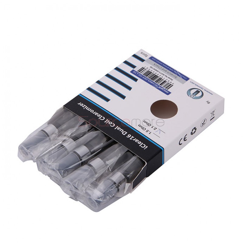 5pcs Innokin iClear 16 1.6ml Atomizer - black