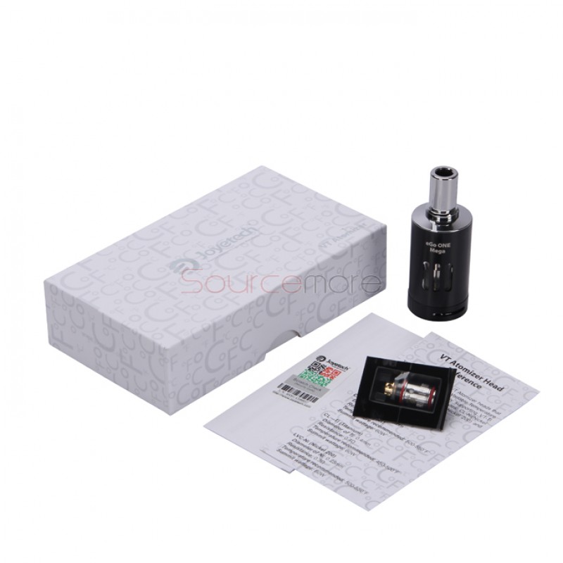 Joyetech eGo One Mega Tank 4.0ml Capacity with CL-Ni /CL-Ti VT Coil Head--Black