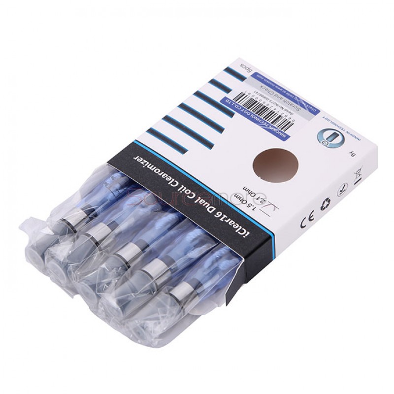 5pcs Innokin iClear 16 1.6ml Atomizer - blue 