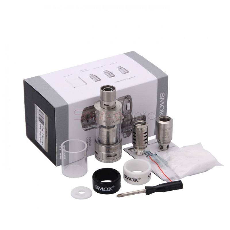 SMOK TFV4 Atomizer Sub Ohm Tank Full Kit 5ml-Silver