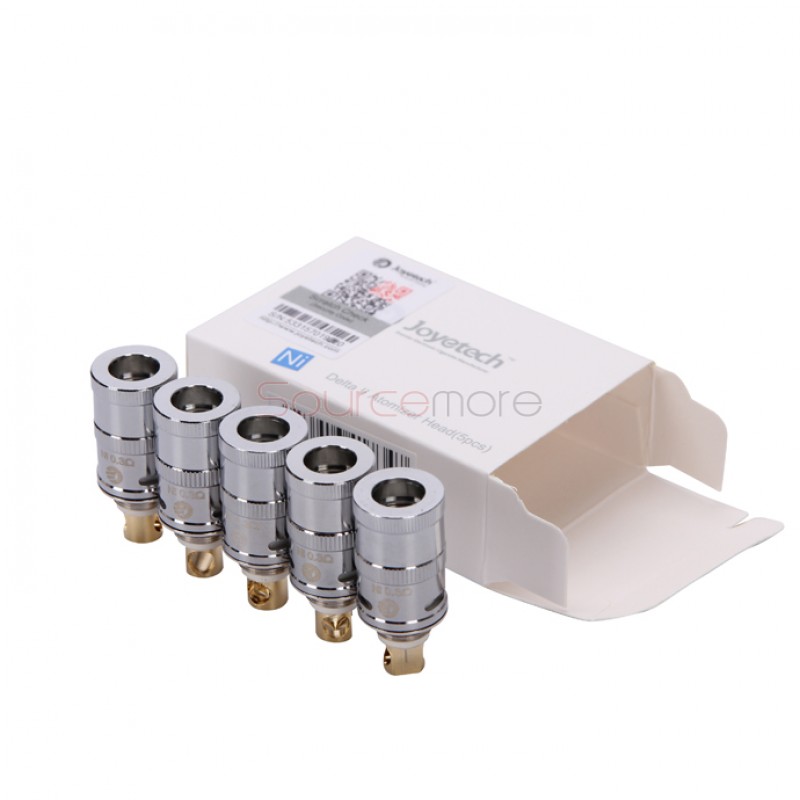 Joyetech  LVC VT Coil Head for Delta II with Gold Plated Connection 5pcs LVC-Ti Replacement Coil 0.5ohm 