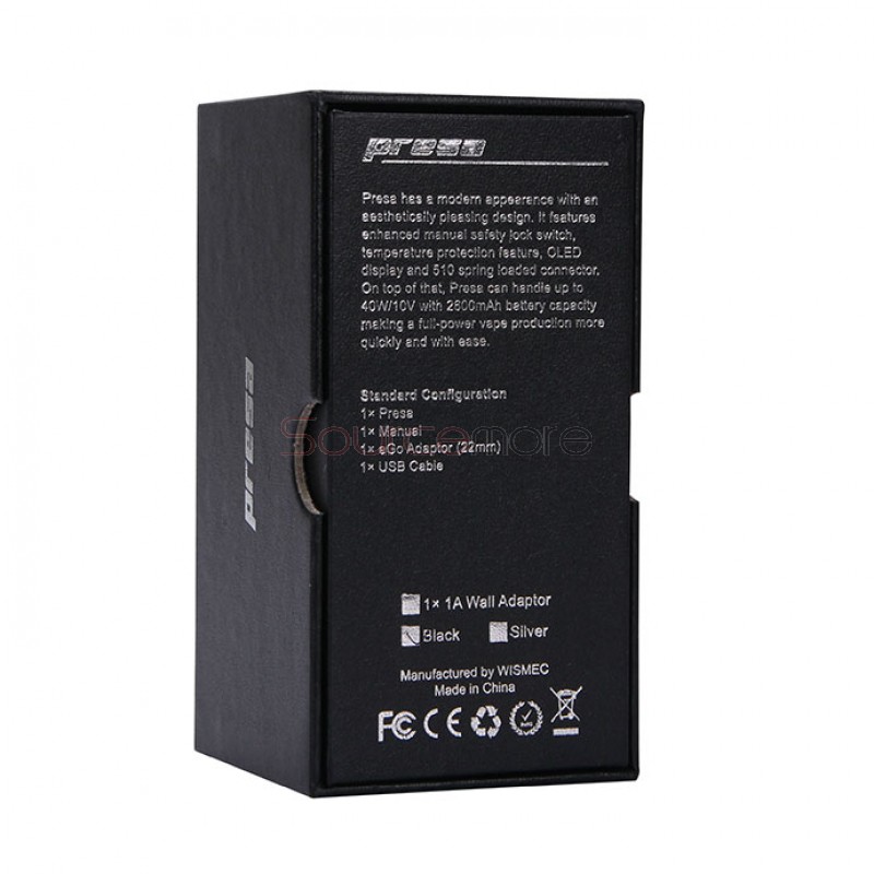 Wismec Presa 40W Mod - Silver