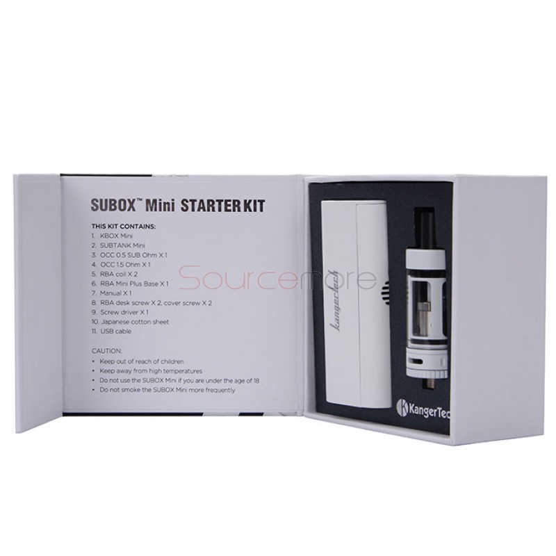 Kanger Subox Mini Starter Kit - white