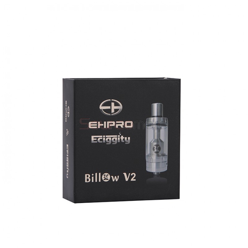 Billow V2 Nano 3.2ml Rebuildable Tank Atomizer by Ehpro & Eciggity-Black