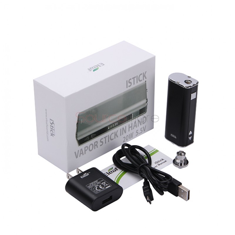 Eleaf iStick 20W Kit 2200mah VV/VW Mod US Plug-Black