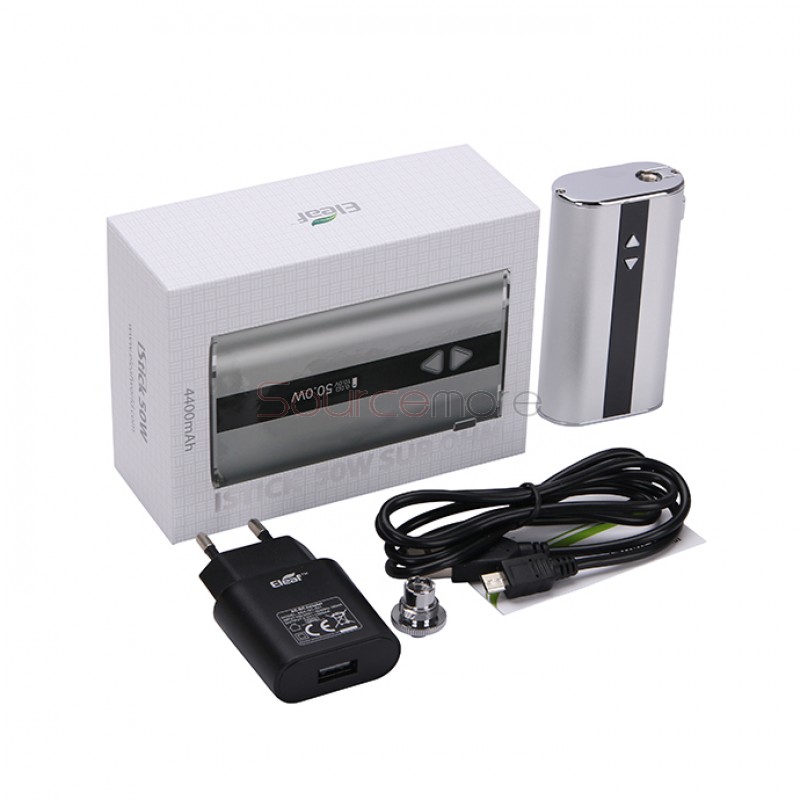 Eleaf iStick 50W Mod Kit EU Plug- Silver