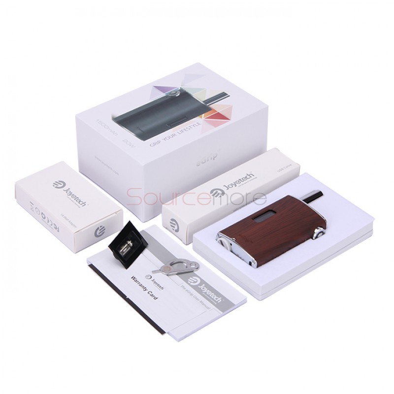 -Joyetech eGrip Starter VW Kit with EU Plug 20w 1500mah-Silver