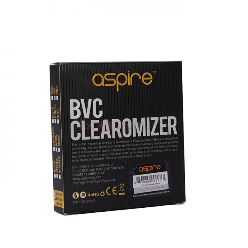 Aspire CE5 BVC Clearomizer 5pcs - Red