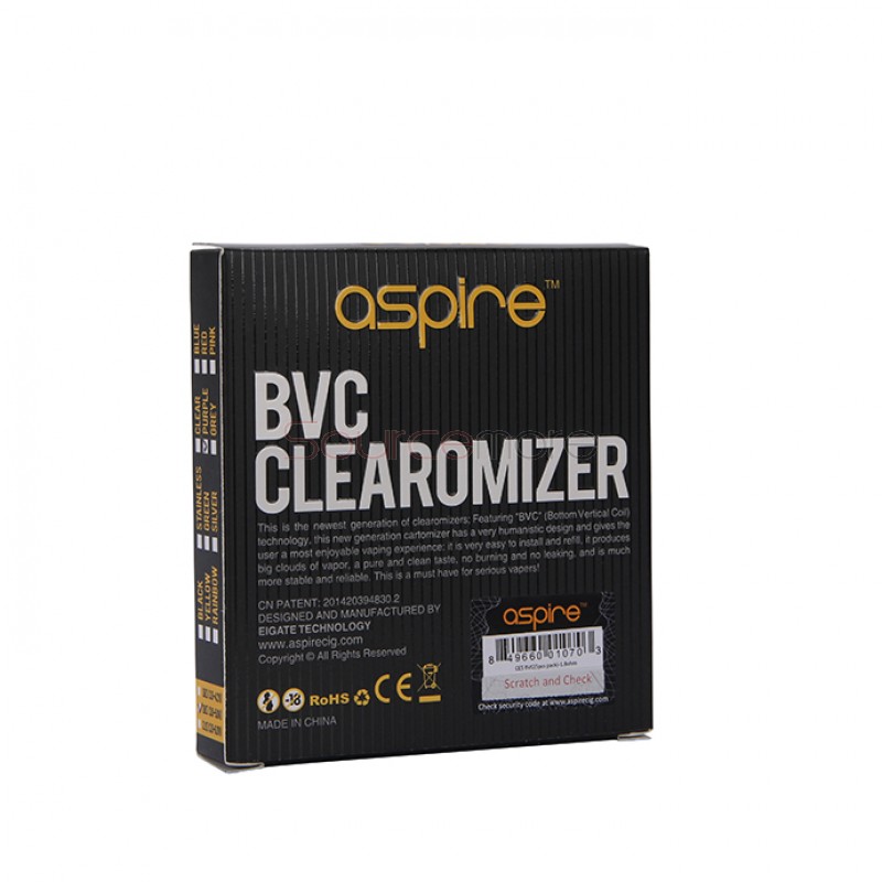 Aspire CE5 BVC Clearomizer 5pcs - Purple