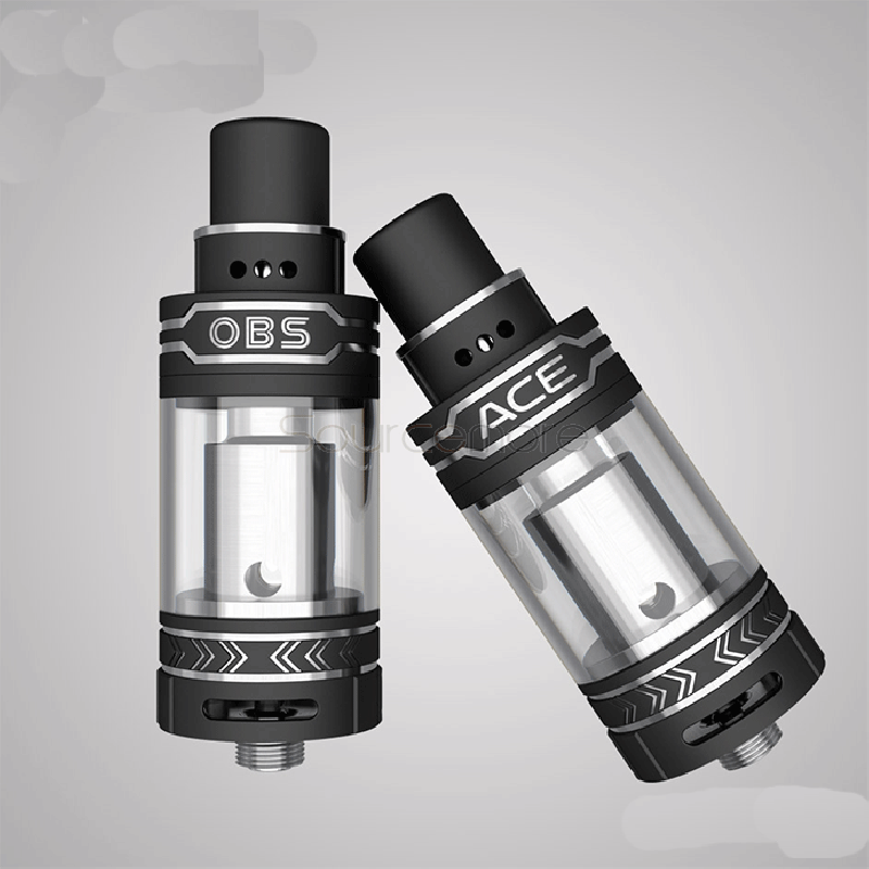 OBS ACE Tank 4.5ml Dual Airflow with Ceramic Coil Side Filling Tank Ceramic Coil(ICC)-Black