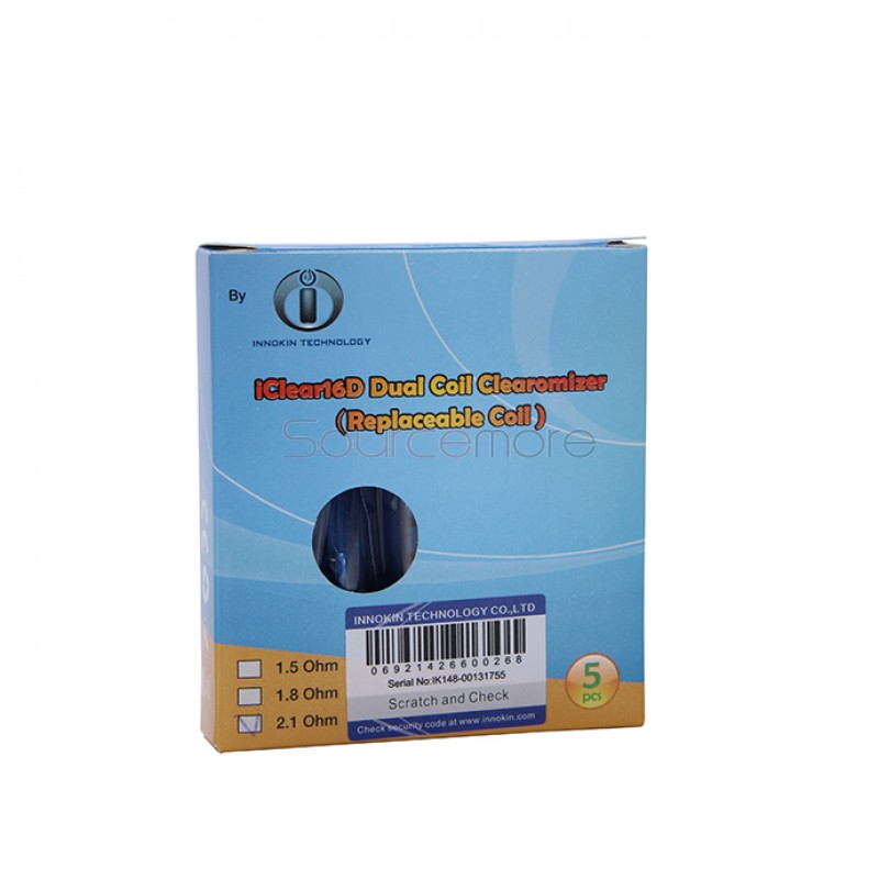 5pcs Innokin iClear 16D Atomizer - blue
