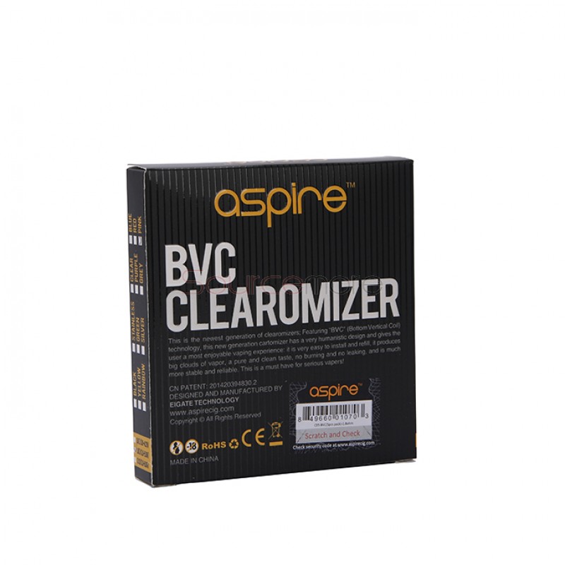 Aspire CE5 BVC Clearomizer 5pcs - Pink
