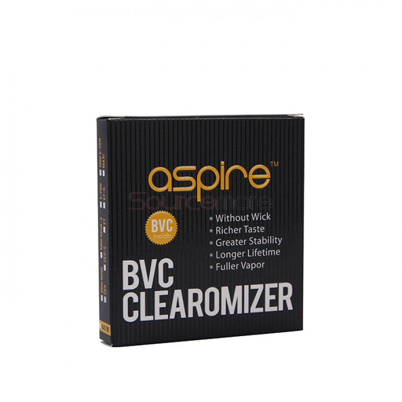 Aspire CE5 BVC Clearomizer 5pcs - Black