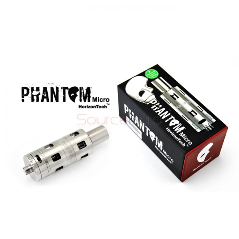Horizon Phantom Micro Sub Ohm Tank 3.5ml with 30W to 70W Working Wattage-Stainless Steel