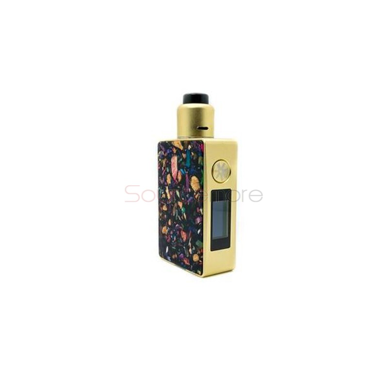 asMODus Spruzza 80W Squonk Kit Mosaic Gold Black