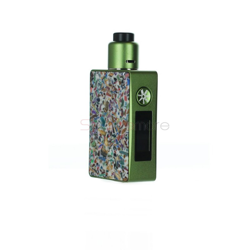 asMODus Spruzza 80W Squonk Kit Mosaic Green White