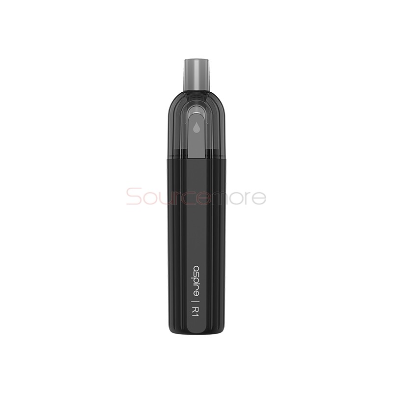 Aspire R1 Disposable Pod Kit Black With Cable