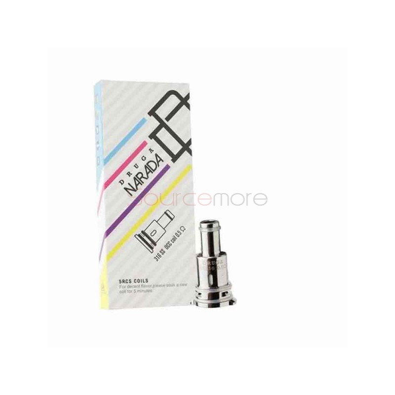Augvape Narada Replacement Coil SS316 Coil 0.5ohm 5pcs