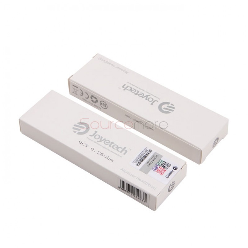 Joyetech Ultimo Replacement Coil Head MG QCS Head 5pcs- 0.25ohm