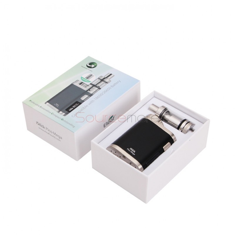 Eleaf iStick Pico Mega Kit 4.0ml Melo 3 Atomizer and TC 80W iStick Pico Mega Mod- Black