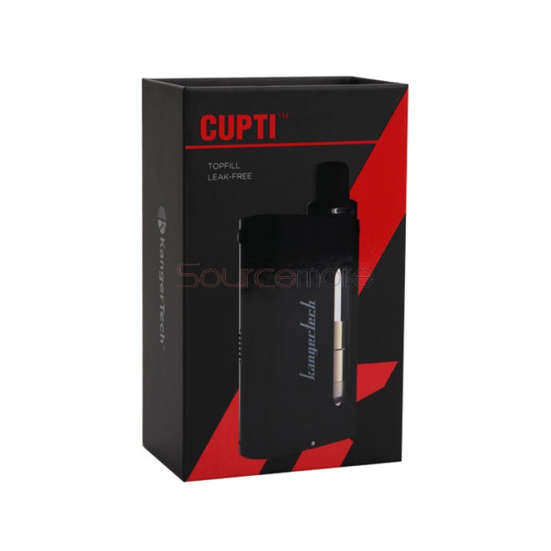 Kanger CUPTI TC All-in-One Starter Kit for MTL and DL 5.0ml Capacity with 75W Output -Black