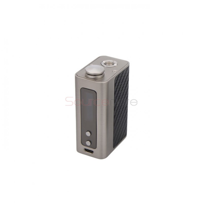 Digiflavor DF 60W OLED Screen 1700mah Capcity Mod Support Ni/Ti/SS/TCR/Watt Mode-Brushed silver