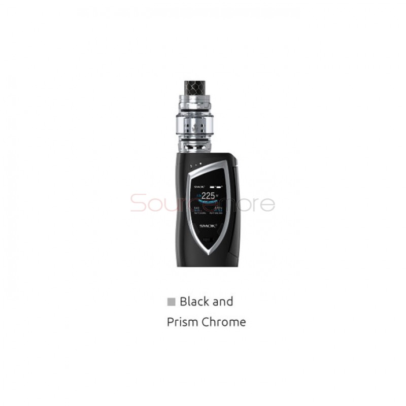 SMOK Devilkin Kit with TFV12 Prince Tank - Black and Prism Chrome