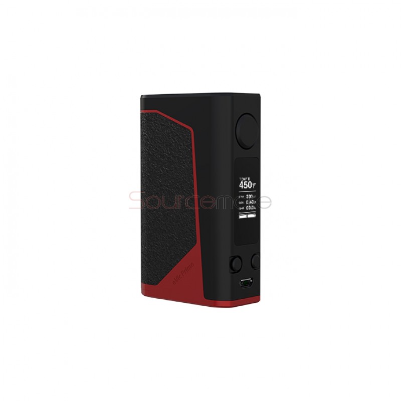 Joyetech eVic Primo 200W OLED Screen Box Mod Replaceable Dual 18650 Cells- Black&Red