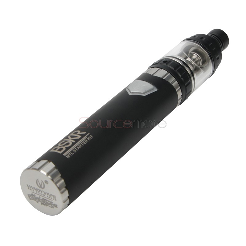 Vandy Vape Berserker MTL Starter Kit with Built-in 1100mAh Battery - Matte Black