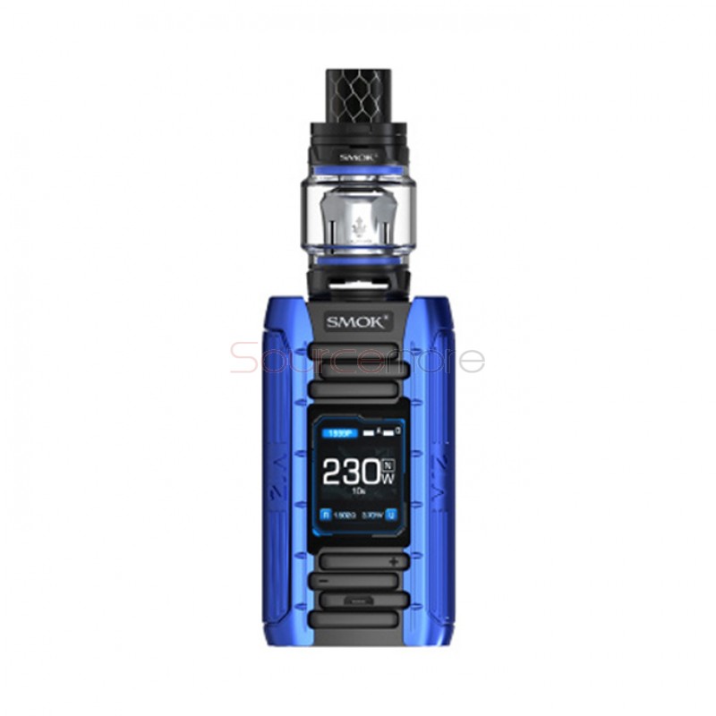 SMOK E-Priv Kit with TFV12 Prince Tank - Black Blue