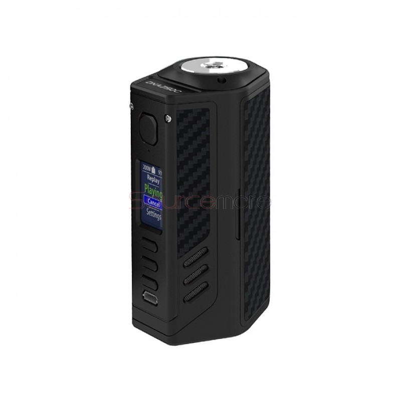 Lost Vape Triade DNA250C 300W Box Mod - Black Frame & Black Grey Kevlar