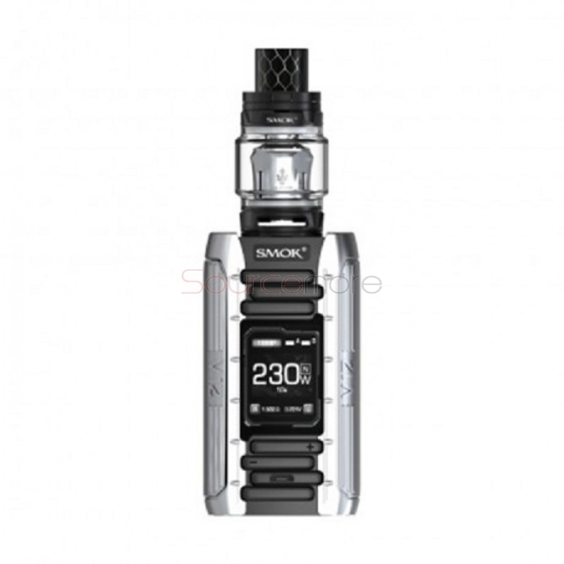 SMOK E-Priv Kit with TFV12 Prince Tank - Black Silver