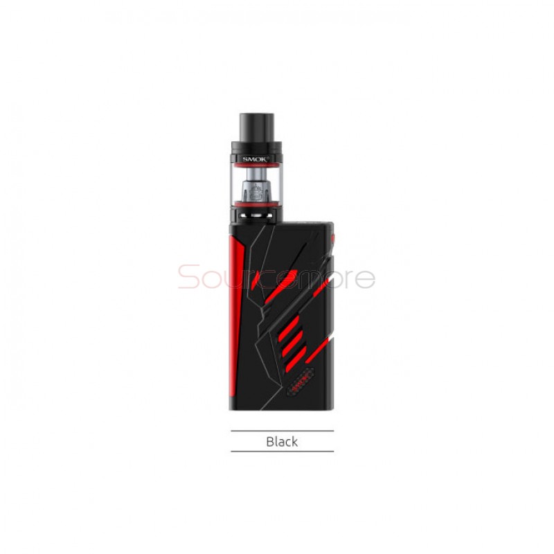 Smok T-PRIV Kit 5ml TFV8 Big Baby Tank with T-PRIV 220W Mod Powered by Dual 18650 Cells- Black