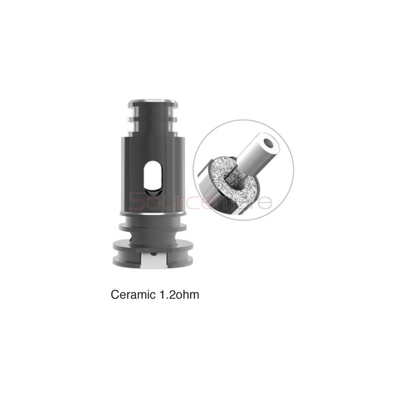 Bohr Flask Coil 5pcs 1.2ohm Ceramic Coil