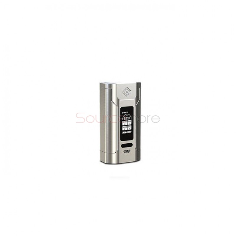 Wismec Predator 228W TC Mod - Brushed Silver