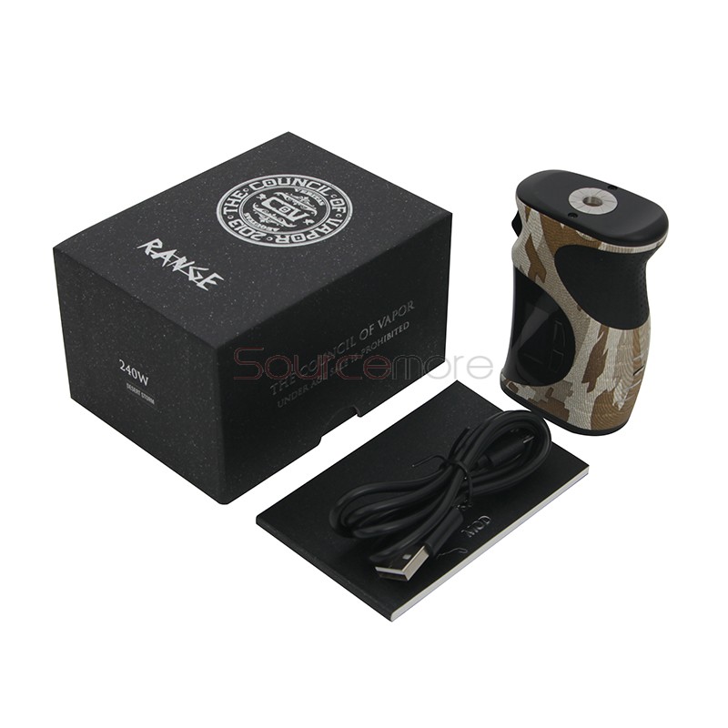 COV Range 240W Box Mod - Desert Camouflage