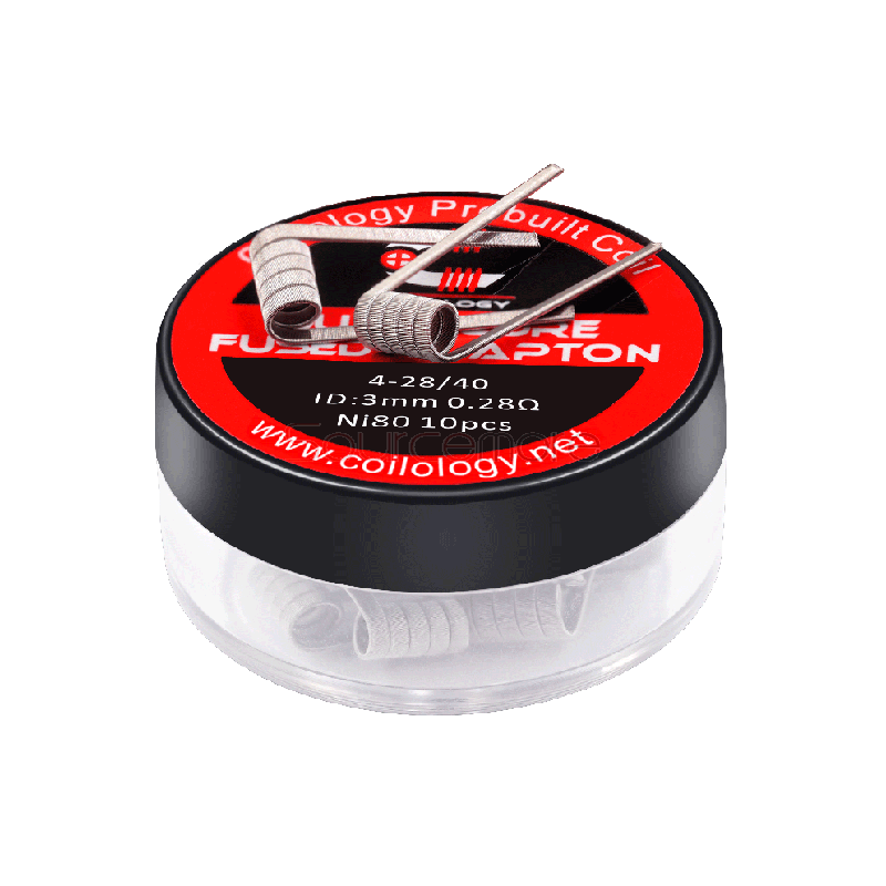 Coilology Quad-Core Fused Clapton Prebuilt Coils 10pcs