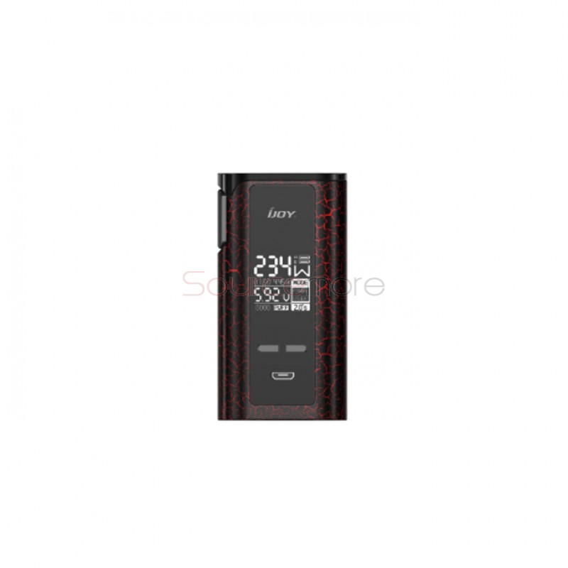 IJOY Captain PD270 234W New Box Mod 6000mAh - Cracks red and black