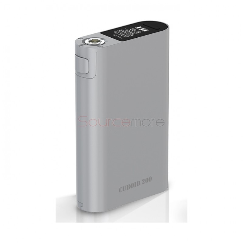 Joyetech Cuboid 200W TC Mod with VT/VW/TCR Mode and Upgradable Firmware Function-Grey