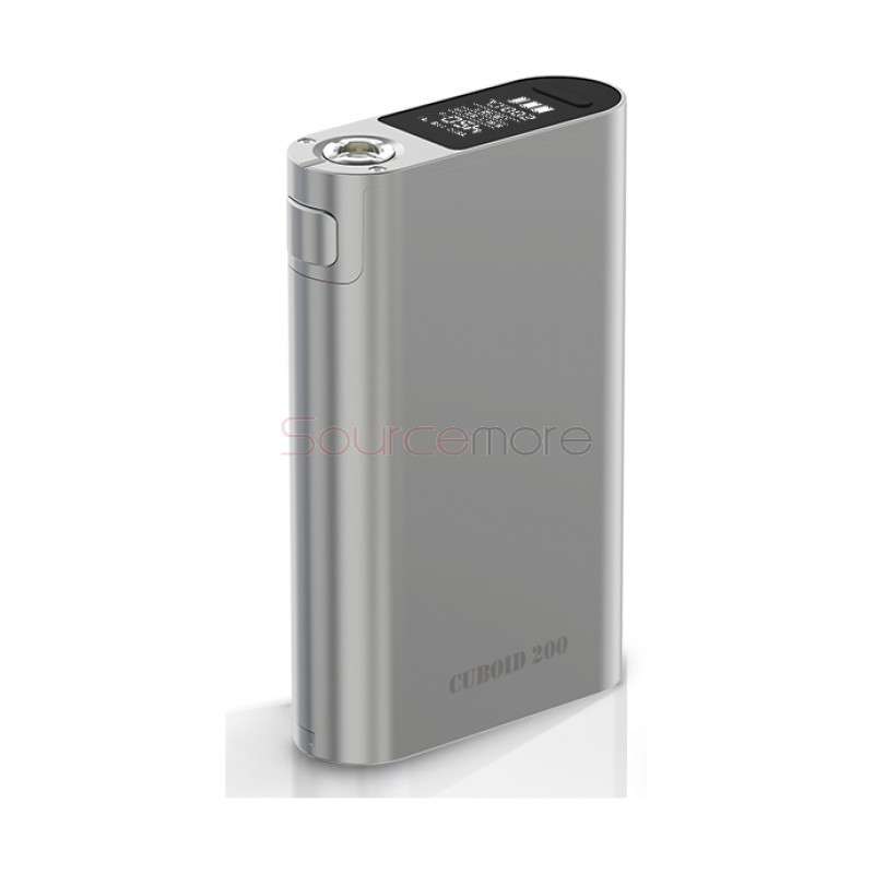 Joyetech Cuboid 200W TC Mod with VT/VW/TCR Mode and Upgradable Firmware Function-Silver