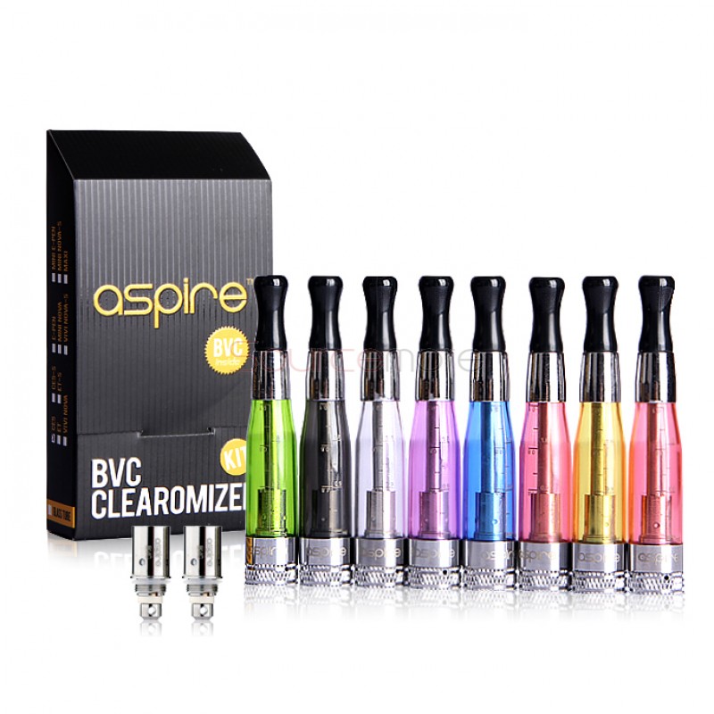 Aspire CE5 BVC Clearomizer Kit with Coils - Red